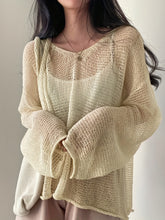 BXOXO Vibrant Solid Knitted V-Neck Pullover Top - Soft Micro Elasticity, Semi-Sheer, Elegant Long Sleeve Crochet Coverup - All Seasons, No Printing, Polyester Fabric, Knit Construction, Womens Casual Clothing